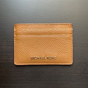 MICHAEL Michael Kors Pebble Leather Card Holder